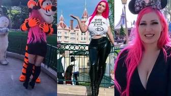 Luvie Doll in Disneyland Paris (TikTok/Instagram)