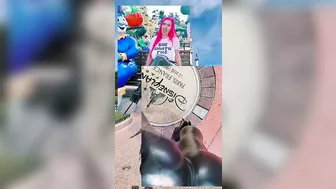 Luvie Doll in Disneyland Paris (TikTok/Instagram)