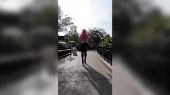 Luvie Doll in Disneyland Paris (TikTok/Instagram)