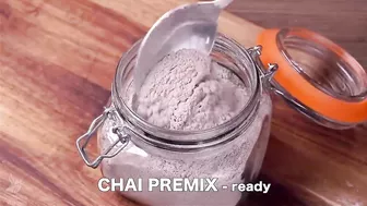 Chai Tea Premix Powder Recipe - Just Add Hot Water | Quick Travel Tea Powder Mix - Chai in 1 Min