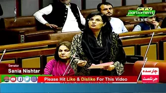 PTI Sania Nishtar Sensational & Emotional Speech In Senate Of Pakistan