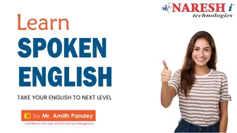 Spoken English Introduction | Mr. Amith Pandey | Naresh IT