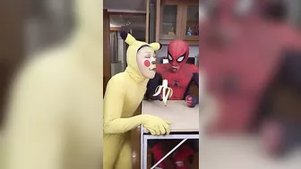 Spider-Man funny video ???????????? Part1 #funny #tiktok #spiderman