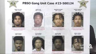 8 suspected gang members arrested in Palm Beach County