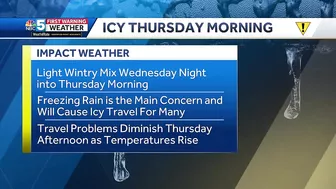 Video: Slick travel for the Thursday AM commute (11-08-23)