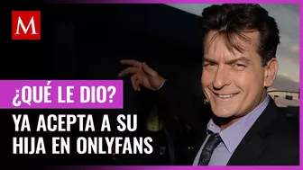 Charlie Sheen se retracta y acepta el OnlyFans de su hija