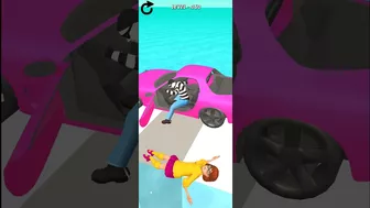 Cute Girl Vs Thief Run Car Driving Part - 3 - #shorts #games #viral