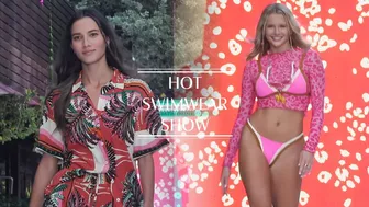 ???? 2023 MIAMI SWIMWEAR COLLECTION｜SLOW????｜#lingerie #fashion #model ????✨