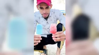 GOLA ????BLUE LAGOON ICE CREAM MELTING TEST?#shorts #challenge #saifientertainment