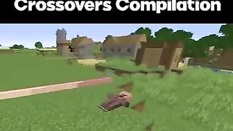 Funniest Minecraft Crossover Compilation #minecraft #minecraftmemes