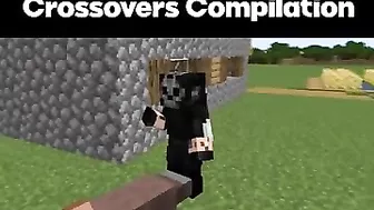 Funniest Minecraft Crossover Compilation #minecraft #minecraftmemes