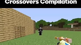 Funniest Minecraft Crossover Compilation #minecraft #minecraftmemes