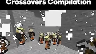 Funniest Minecraft Crossover Compilation #minecraft #minecraftmemes