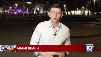 Dueling protests held in Miami Beach over war between Israel and Hamas