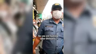 Friendly Police in Divisoria, Manila ????????