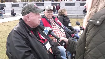 Veterans travel to DC to take part in Veterans Day ceremonies on the National Mall