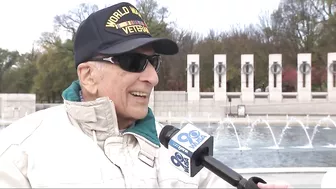 Veterans travel to DC to take part in Veterans Day ceremonies on the National Mall