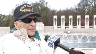 Veterans travel to DC to take part in Veterans Day ceremonies on the National Mall