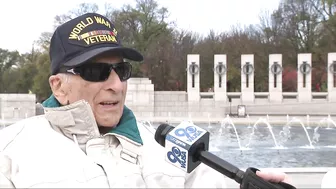 Veterans travel to DC to take part in Veterans Day ceremonies on the National Mall