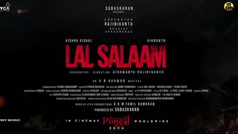 Lal Salaam Teaser (Hindi) | Rajinikanth | Aishwarya | Vishnu Vishal | Vikranth | ARRahman