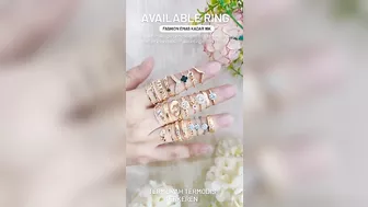 Available Ring Spesial fashion 16k , Kuning cantik memukau, pilihan model keren Emas Terbaru tampi