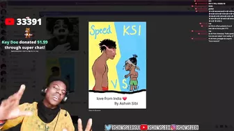 iShowSpeed Reacts To Fan Art ???? (FUNNY)