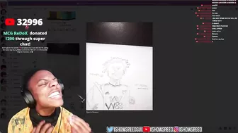 iShowSpeed Reacts To Fan Art ???? (FUNNY)