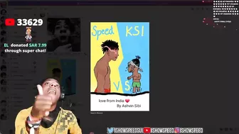 iShowSpeed Reacts To Fan Art ???? (FUNNY)