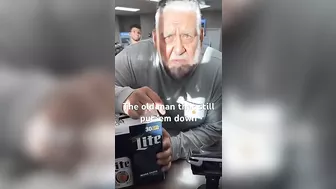 Old man can put ‘em down #comedy #gasstation #comedyfilms #viral #funny