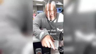 Old man can put ‘em down #comedy #gasstation #comedyfilms #viral #funny