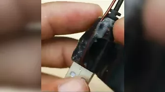 how to make dc motor flexible usb mini toy fan #shorts