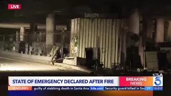 State of emergency declared after fire shuts down 10 Freeway in Los Angeles