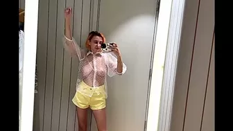 Amazing try on haul on yt - dry see tru transparence