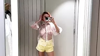 Amazing try on haul on yt - dry see tru transparence