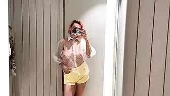 Amazing try on haul on yt - dry see tru transparence