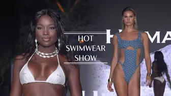 ???? 2023 MIAMI SWIMWEAR COLLECTION｜SLOW????｜#lingerie #fashion #model ????✨