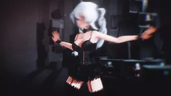 【VOCALOID MMD】INTERGALACTIA 弱音ハク Yowane Haku Lingerie / 4K 2160P [Motion by Suzuki Rin]