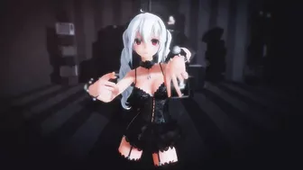 【VOCALOID MMD】INTERGALACTIA 弱音ハク Yowane Haku Lingerie / 4K 2160P [Motion by Suzuki Rin]