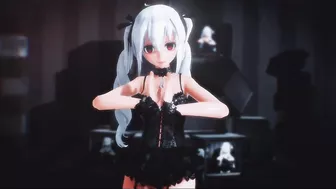 【VOCALOID MMD】INTERGALACTIA 弱音ハク Yowane Haku Lingerie / 4K 2160P [Motion by Suzuki Rin]