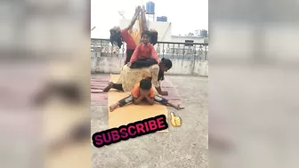 Yoga step by students on Ram Siya Ram #song #trending #viral #youtubeshort #shortsviral #shorts