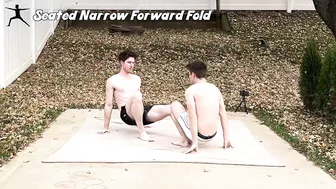 Seated Narrow Forward Fold - Yoga for Partners