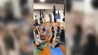 Group yoga practice #shorts #shortvideo #trending #trendingshorts #youtubeshorts #bodybalance #yoga