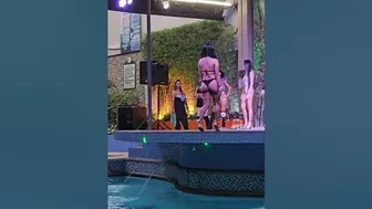 BEAUTIFUL FILIPINA GIRLS IN BIKINIS ANGELES CITY PHILIPPINES ???????? SCORE BIRDS HOTEL POOL PARTY #SHORTS