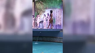 BEAUTIFUL FILIPINA GIRLS IN BIKINIS ANGELES CITY PHILIPPINES ???????? SCORE BIRDS HOTEL POOL PARTY #SHORTS