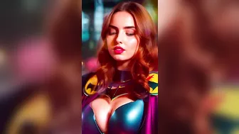 AI Art Girl, Beautiful Batgirl's Cosplay Photoshoot/Lingerie Lookbook/DC Superhero Series #10