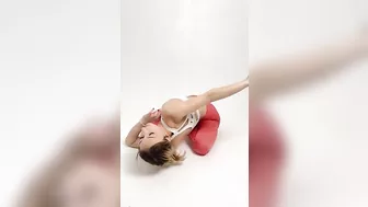 FLEXIBLE GIRL. CONTORTION CHALLENGE. GYMNASTIC FLEX. SPLITS & OVERSPLITS