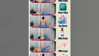 fitness workout at home #shorts #yoga #fitness #diet