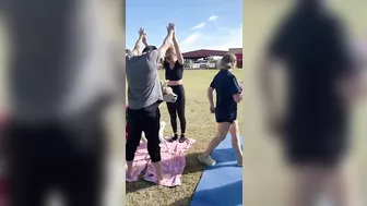 Training alpacas at AZ Goat Yoga in Gilbert, AZ #goatyoga #animal #alpaca