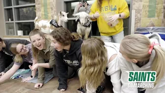 Siena Hosts GOAT YOGA