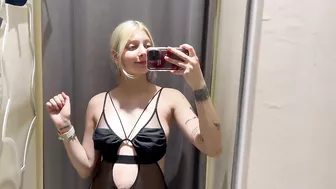 Try on haul see through bodysuit lingerie